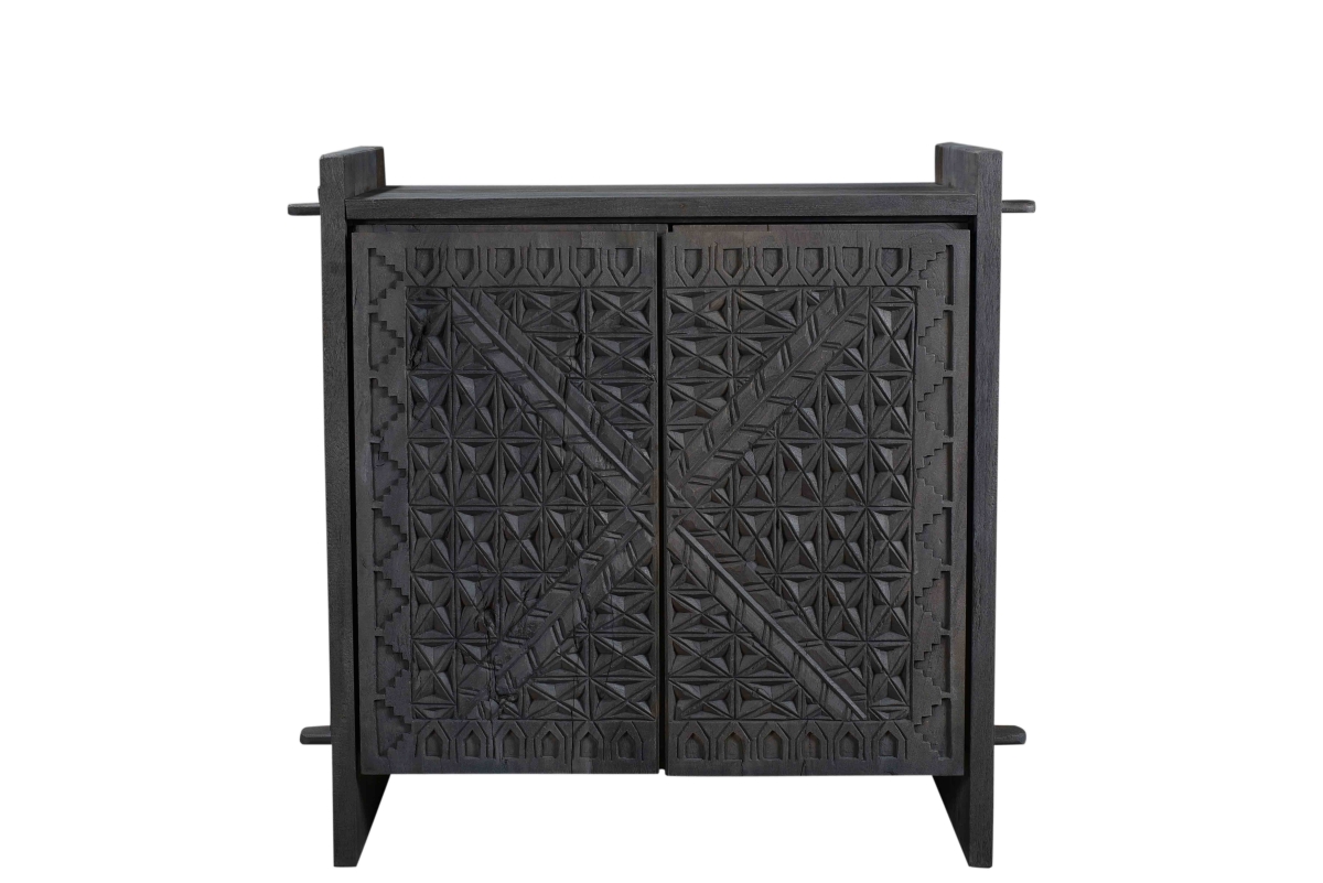 Jamboree Sideboard - Dark Grey - 36in. W x 18in. D x 32in. H - Handcrafted Elegance