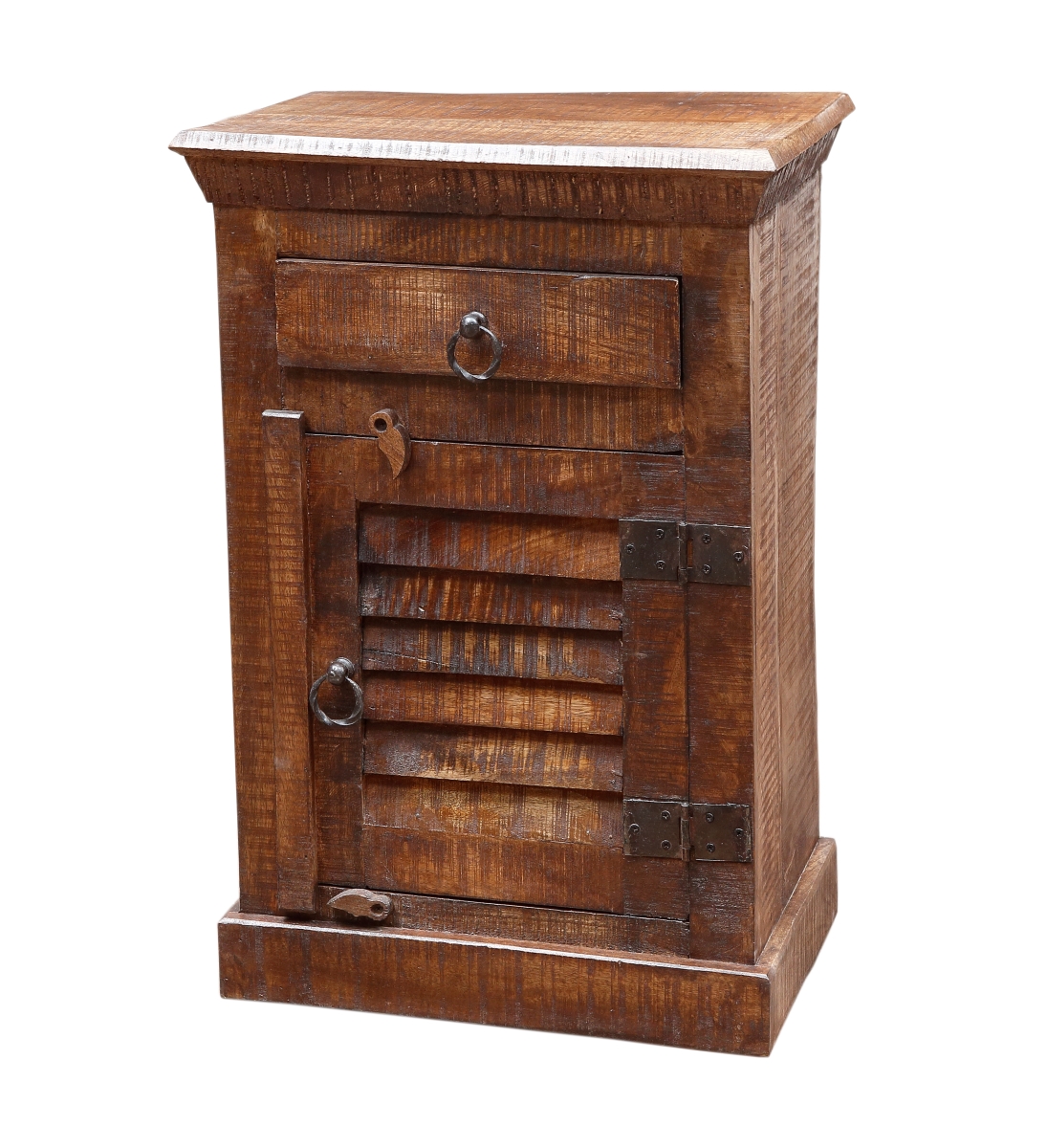 52014001 Troy 1 Drawer, 1 Door Nightstand