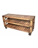 71005004 Golden Console Table