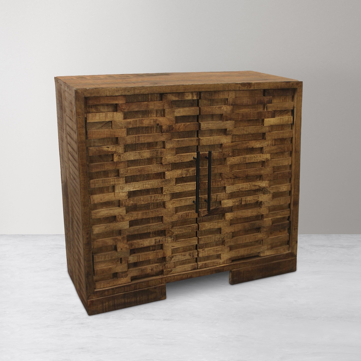 71009012A Axar 2-Door Mango Wood Sideboard - Brown
