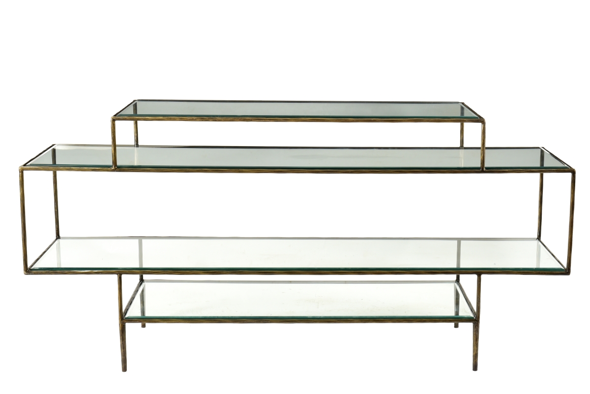 82018001 Orlando Milo Media Console, Gold