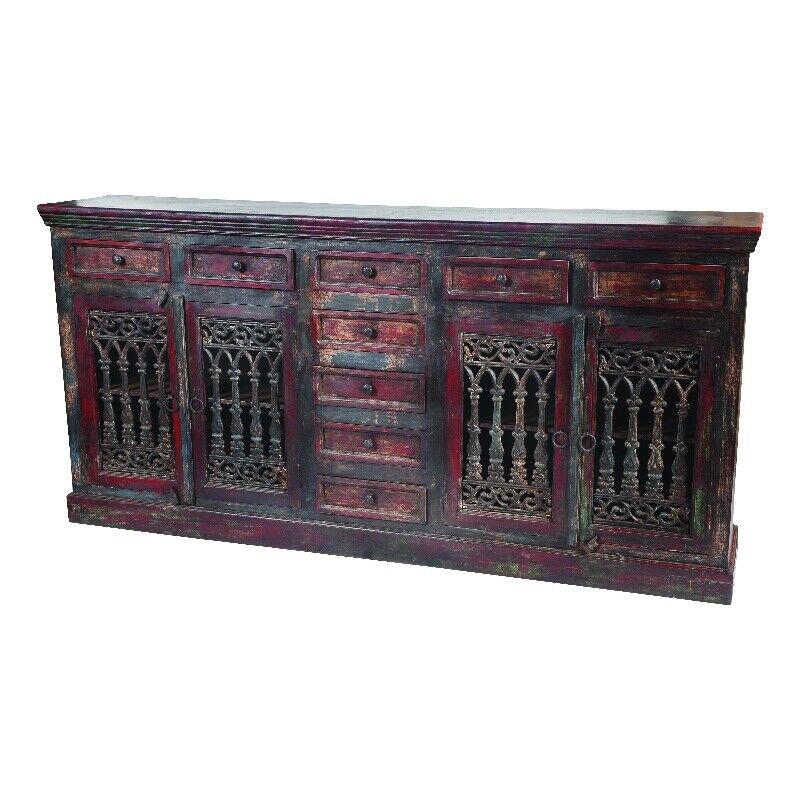 44009019 Arvada 4-Door, 9-Drawer Buffet, Brown