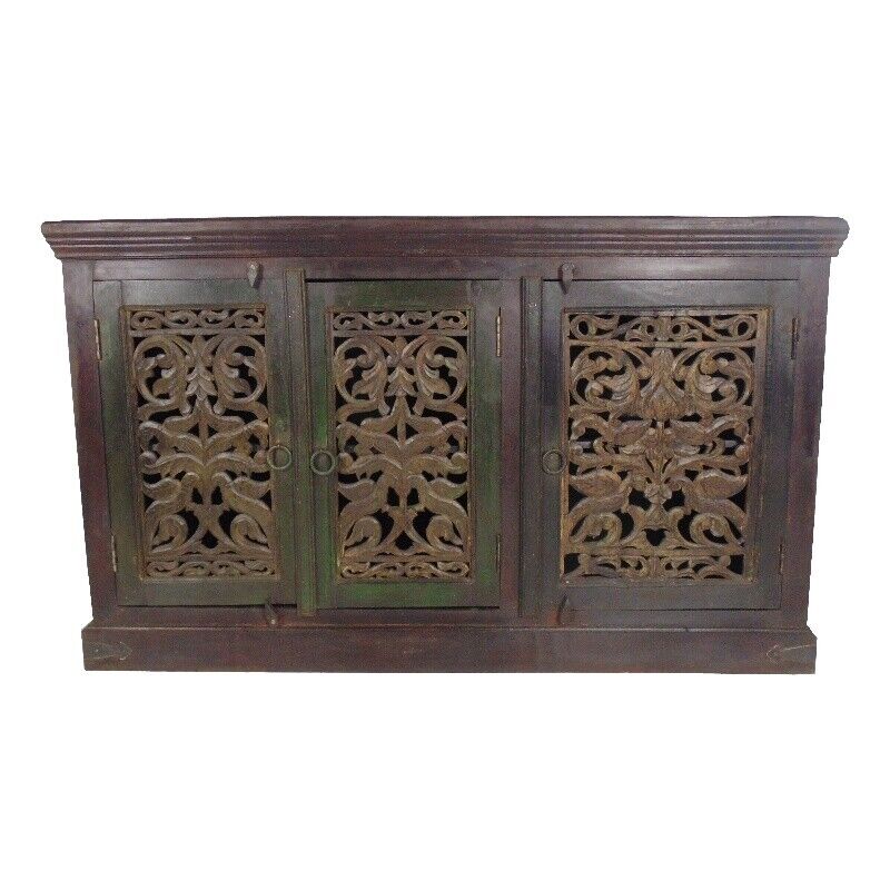Arvada 3 Carved Door Buffet, Brown