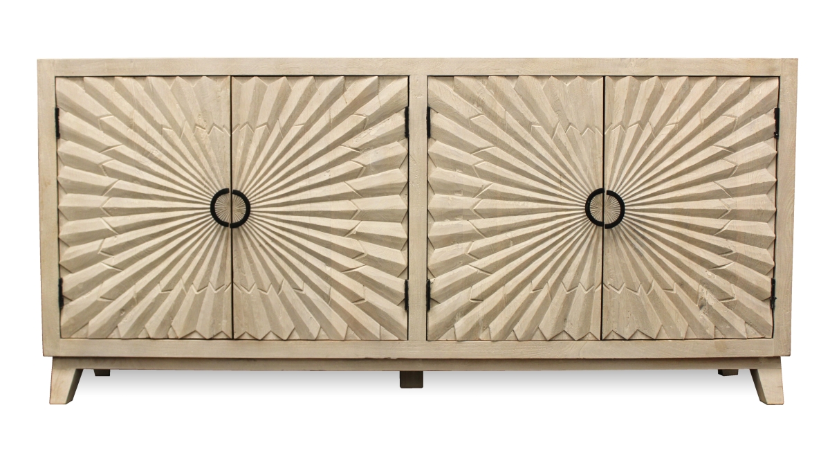 Bayside Blazer 4-Door Sideboard, Ivory
