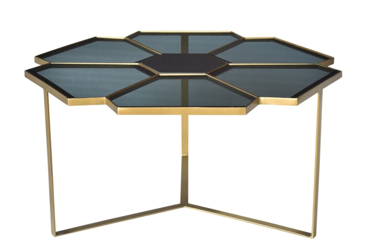 73103001 Mariel Cocktail Table - Gold