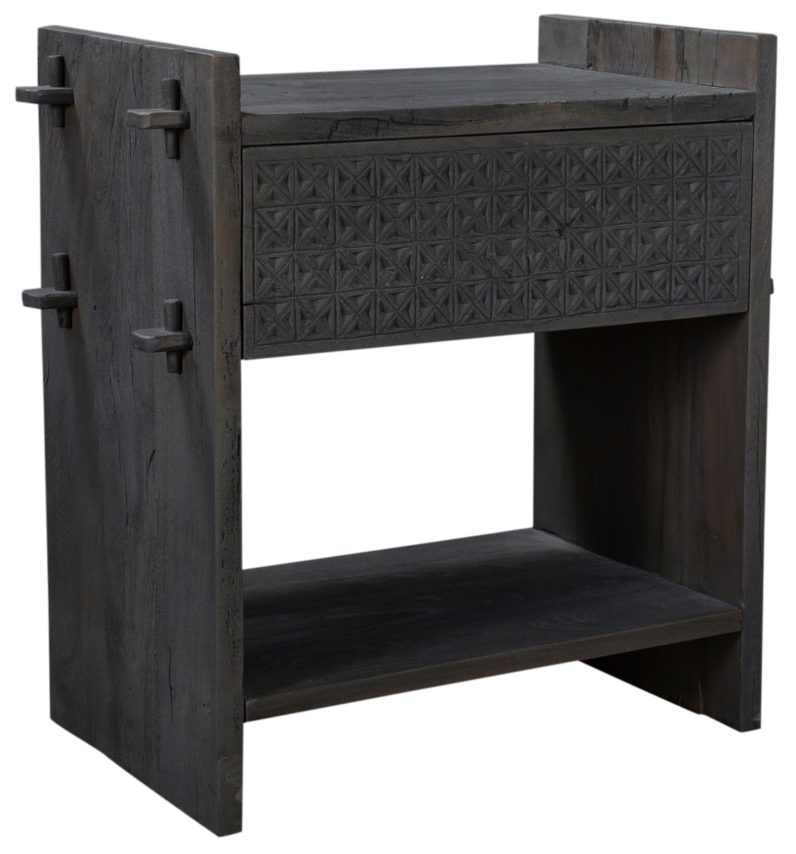 90114001 Jamboree Nightstand, Dark Gray