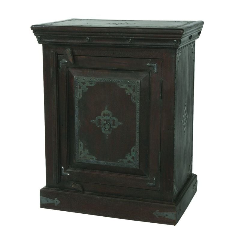 92014002 Pendleton - 1-Door Nightstand - Dark Brown