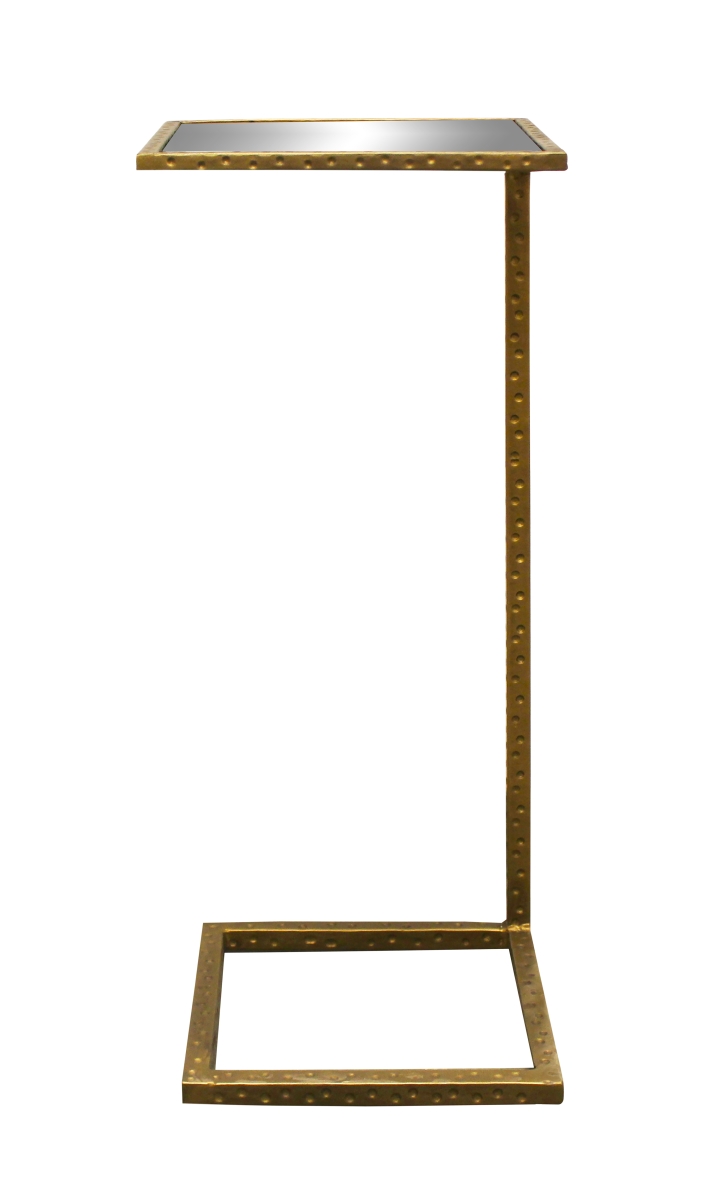 Spencer Occasional Table, Antique Brass