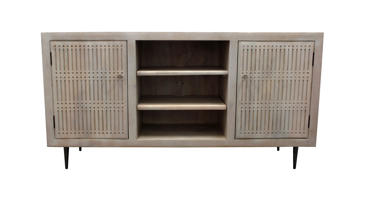 Sarah 2-Door Media Cabinet, Ivory