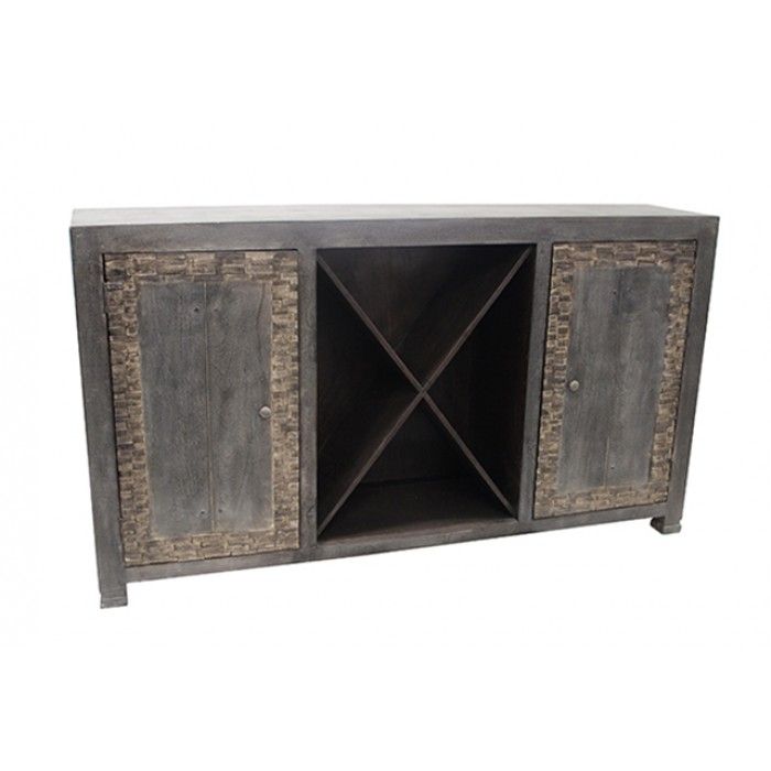 74021001 Brandon 2-Door Buffet - Brown