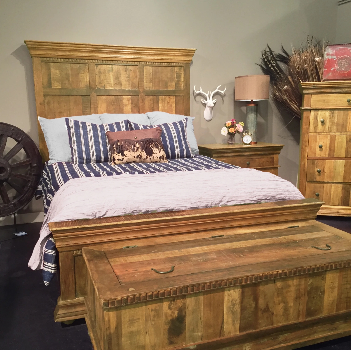76013005 Sedalia Bed - Twin Size - Natural