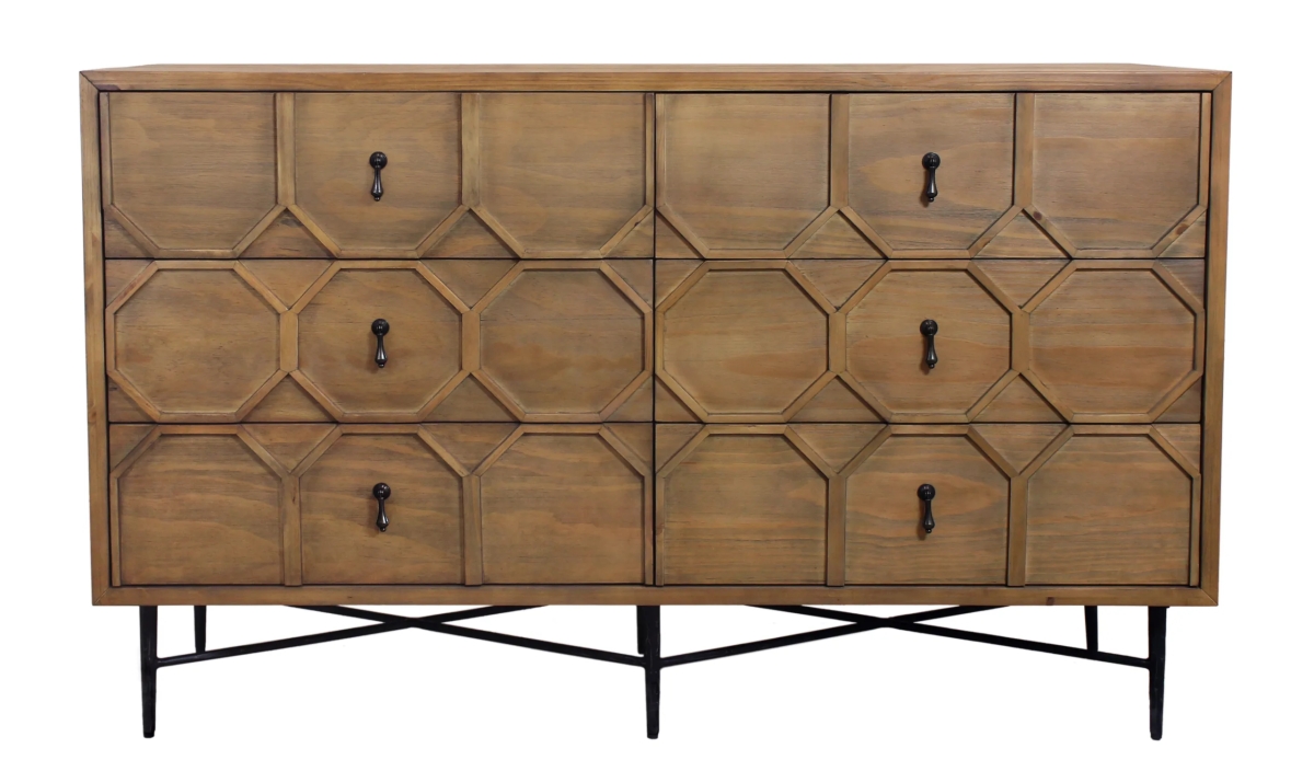 69016001 Samara 6-Drawer Chest - Natural