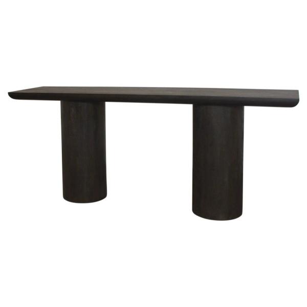 77105003 72 in. Minoa Solid Wood Console Table - Dark Brown