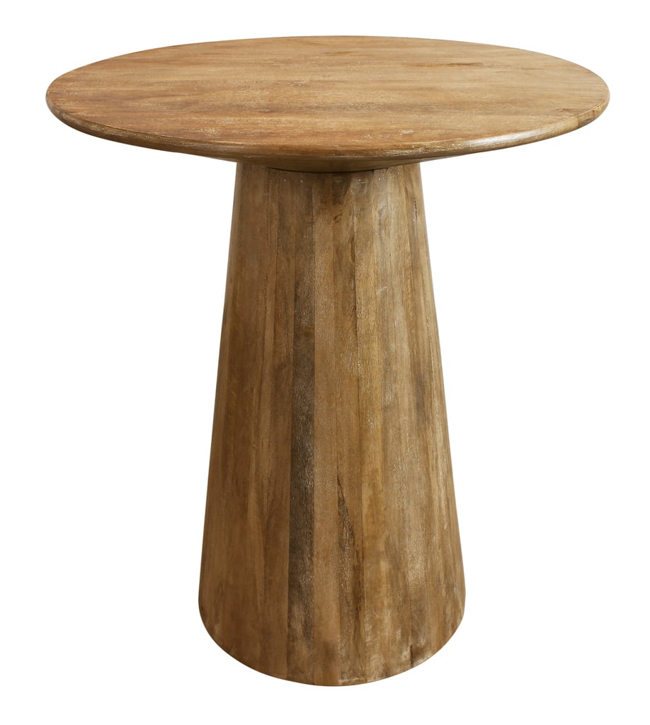 59006051 Jay 36 in. Round Bar Table, Distressed Natural