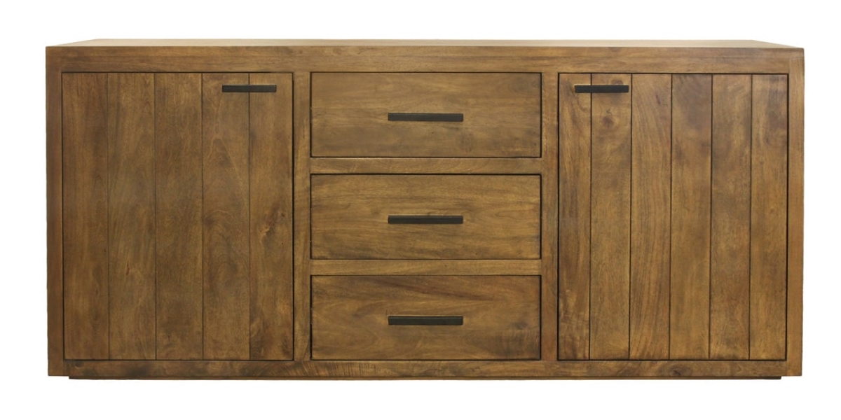 75109010 Annie 3 Drawer 2 Door Sideboard, Natural