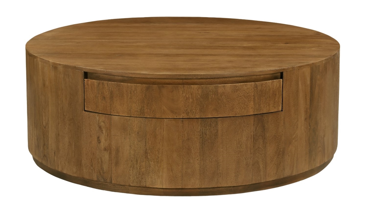 77003022 Flagstaff Round Coffee Table in Spice Tan