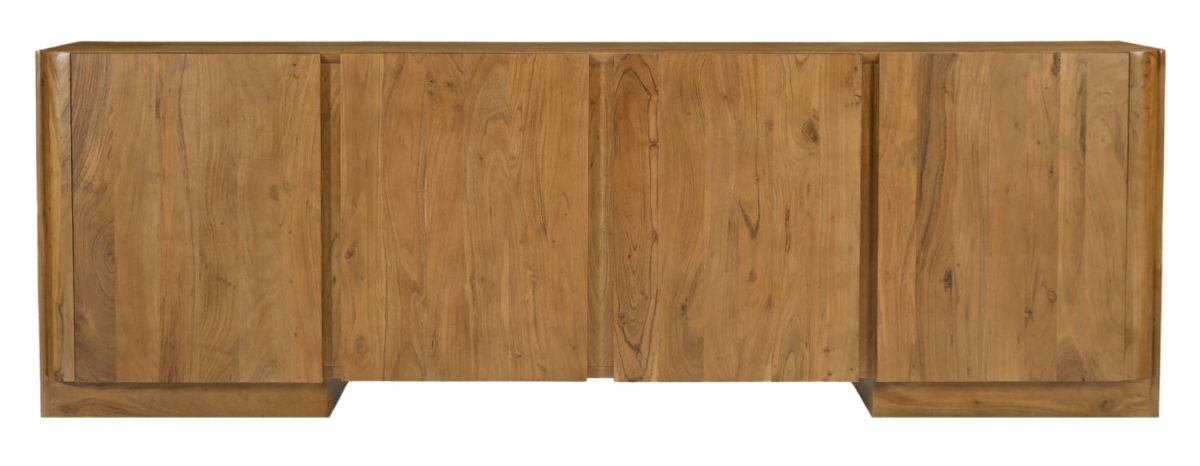 77509015 Percy 4 Door Sideboard, Acacia Tan