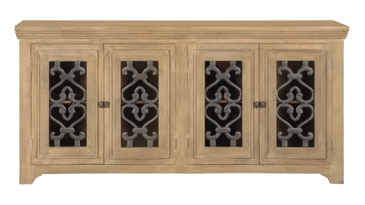 77609024 Hearst Sideboard 4 Door in Distressed Natural