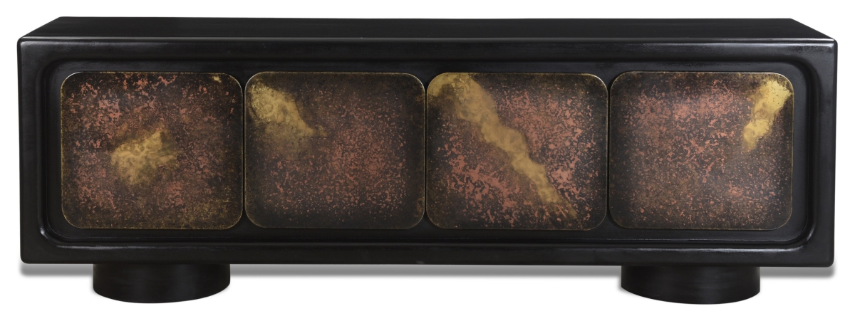63109007 Balthazar 4 Door Sideboard in Multi-color - Toned Iron