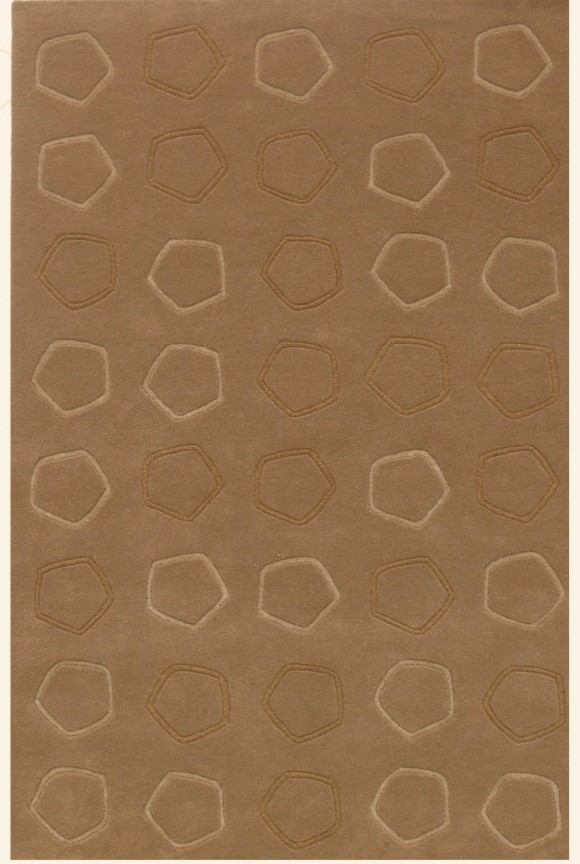 SW01-BGE-1801 5 x 8 ft. Samba Rectangle Area Rug - Beige