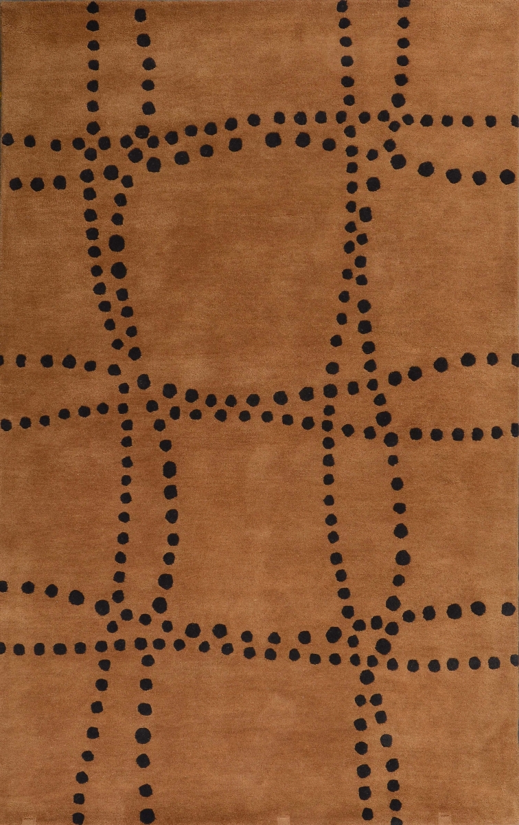 SW02-BRN-1809 1 ft. 6 in. x 1 ft. 6 in. Samba Rectangle Area Rug - Brown
