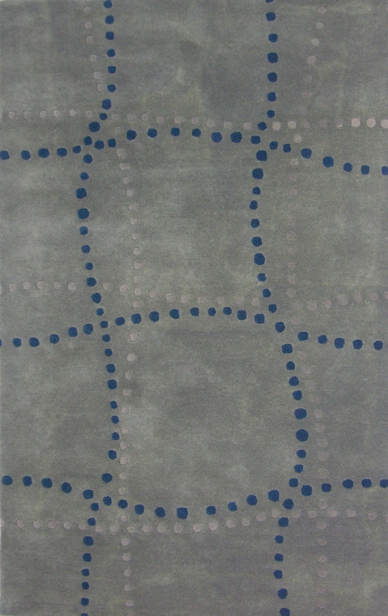 SW02-GRY-1824 5 x 8 ft. Samba Rectangle Area Rug - Gray
