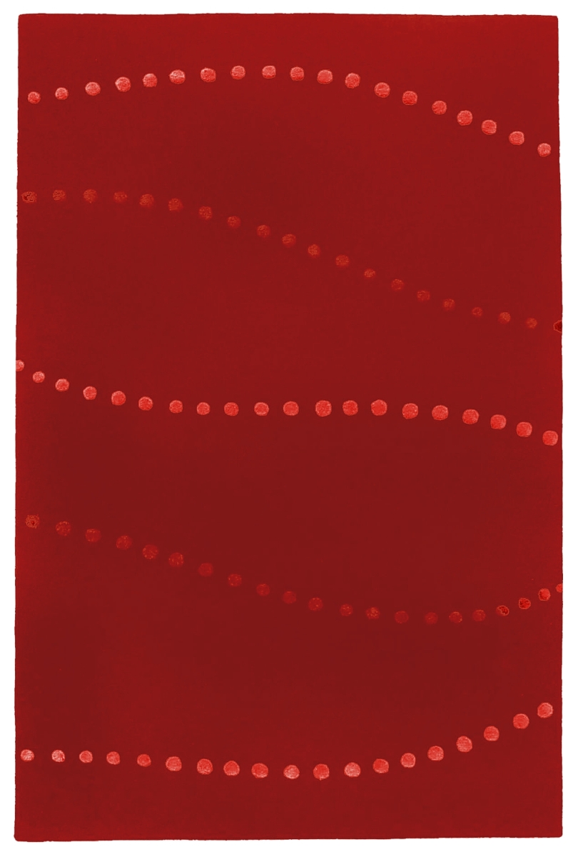 SW04-RED-1816 5 x 8 ft. Samba Rectangle Area Rug - Red