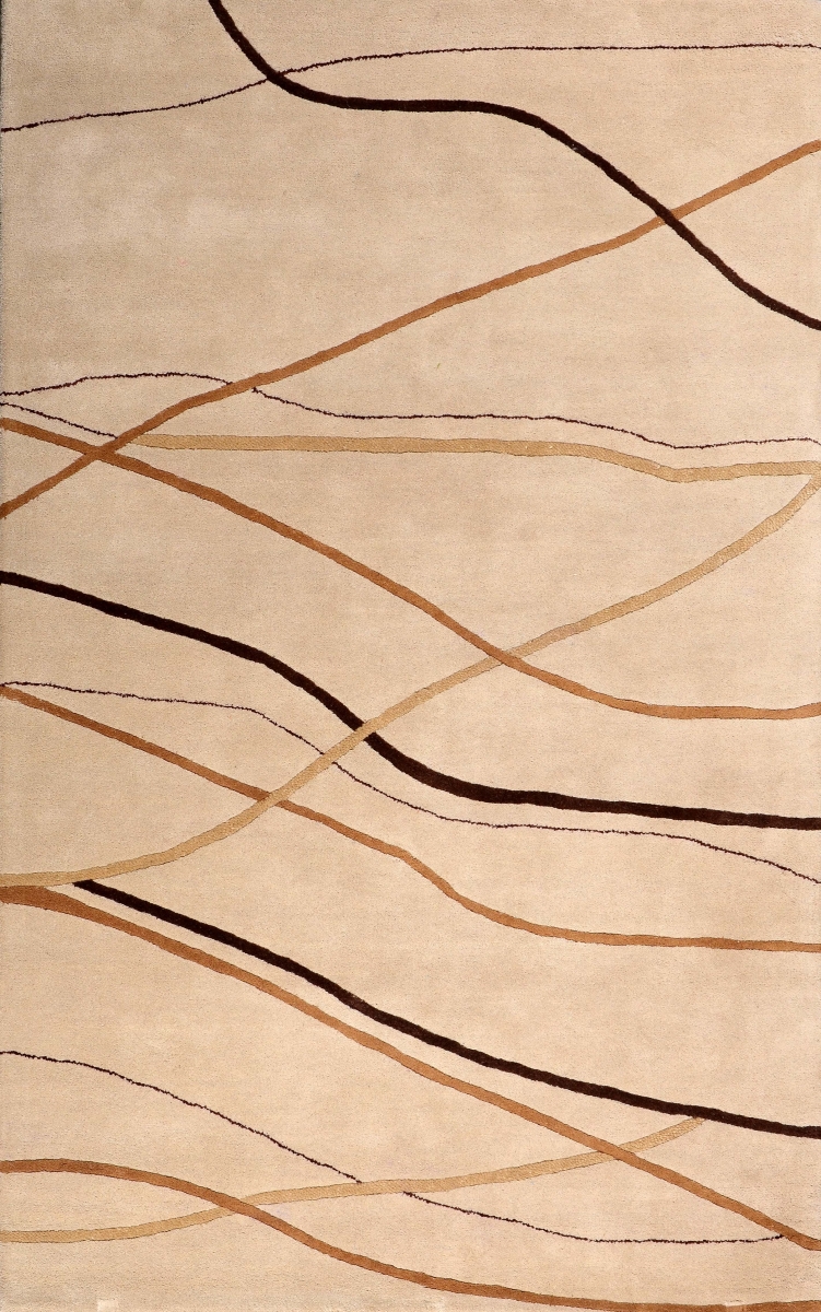 SW06-BGE-3213 5 x 8 ft. Samba Rectangle Area Rug - Beige