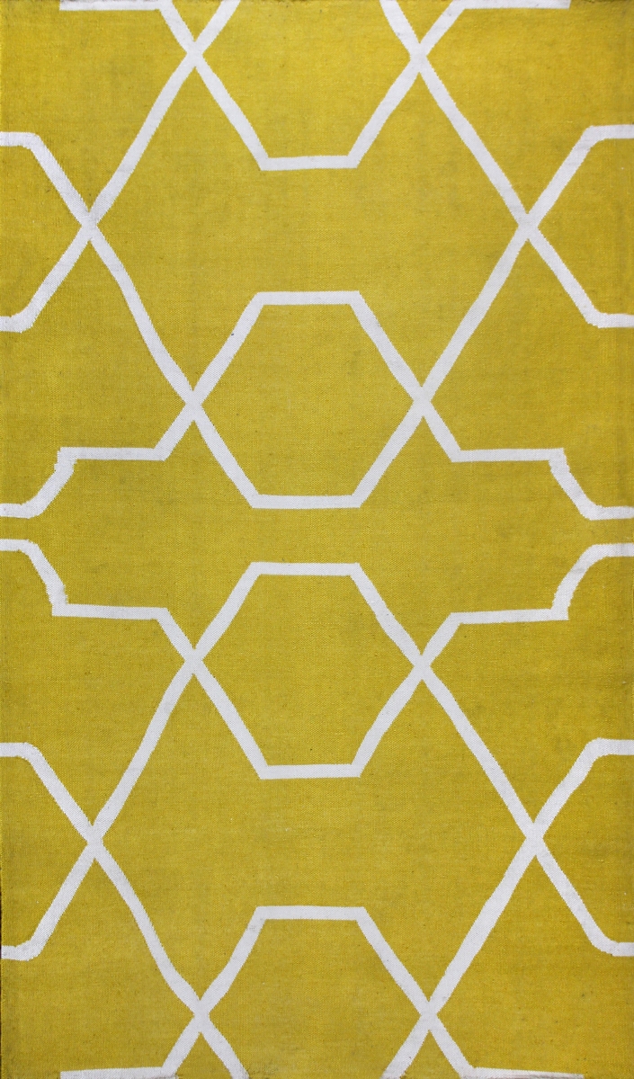 TH01-YEL-6922 5 x 8 ft. Totem Rectangle Area Rug - Yellow