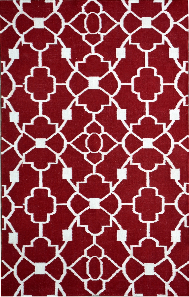 TH02-RED-6905 8 x 11 ft. Totem Rectangle Area Rug - Red