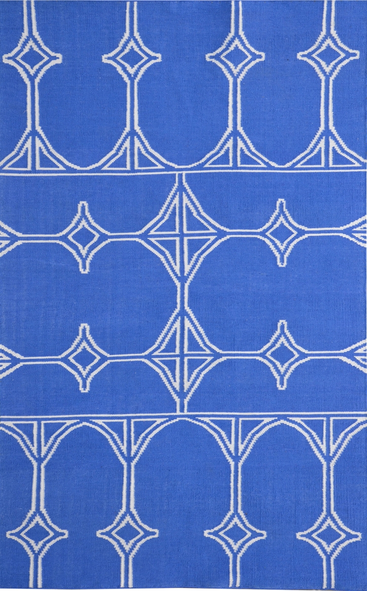 TH03-BLU-6916 5 x 8 ft. Totem Rectangle Area Rug - Blue
