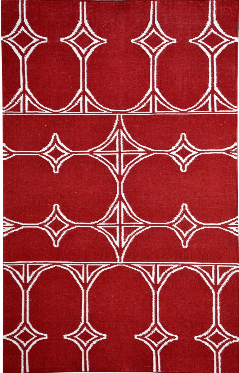 TH03-RED-6921 8 x 11 ft. Totem Rectangle Area Rug - Red