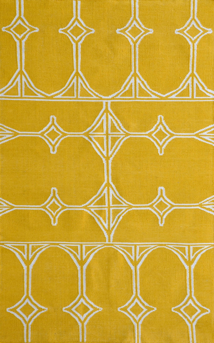 TH03-YEL-6919 8 x 11 ft. Totem Rectangle Area Rug - Yellow