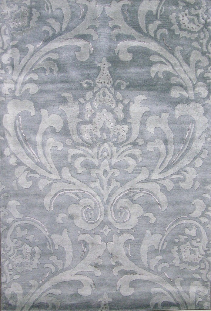 TU01-GRY-6702 1 ft. 6 in. x 1 ft. 6 in. Trevi Rectangle Area Rug - Gray