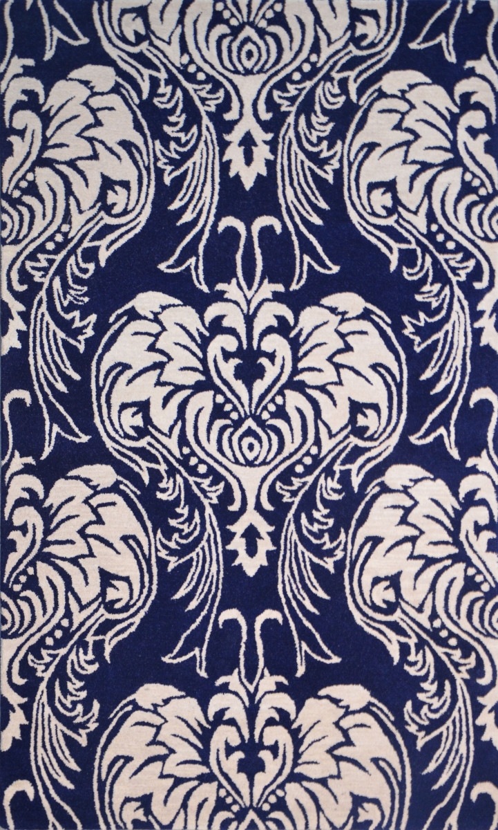 TU04-BLU-6716 5 x 8 ft. Trevi Rectangle Area Rug - Blue