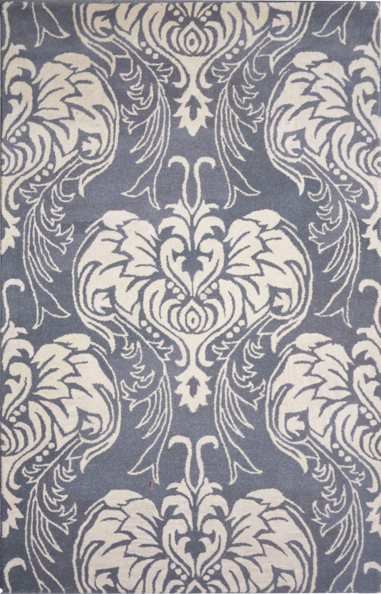 TU04-GRY-6721 4 x 6 ft. Trevi Rectangle Area Rug - Gray
