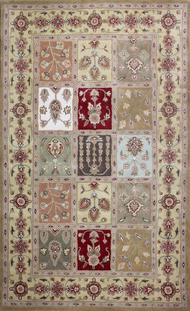 ZE04-MLT-1004 5 x 8 ft. Zuri Rectangle Area Rug - Multi Color