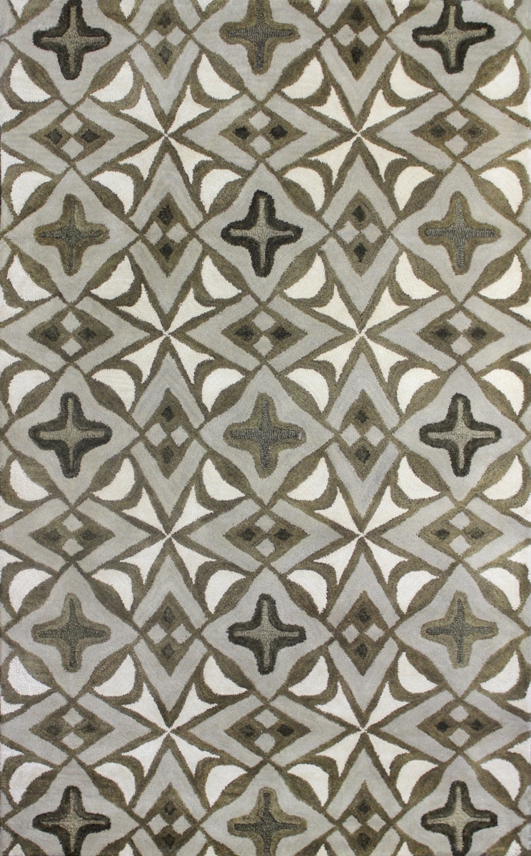 ZE24-BGE-1024 5 x 8 ft. Zuri Rectangle Area Rug - Beige