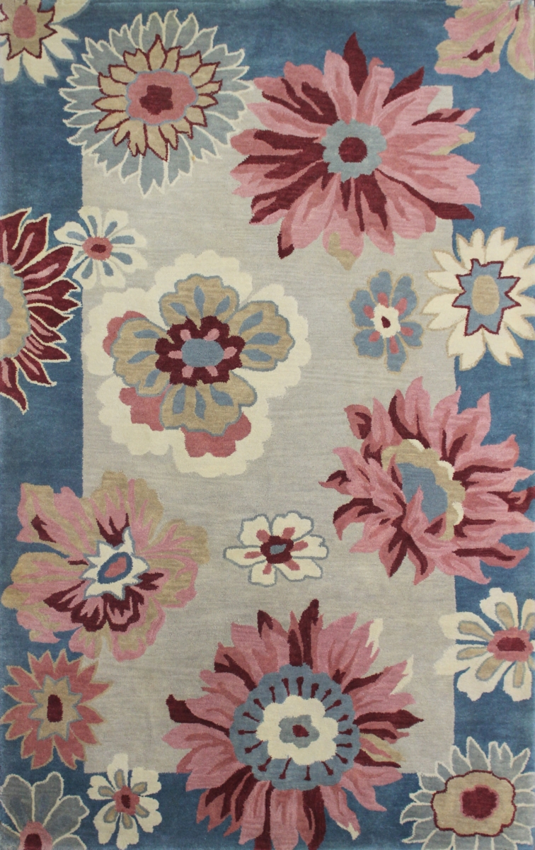 ZE26-BGE-1026 5 x 8 ft. Zuri Rectangle Area Rug - Beige