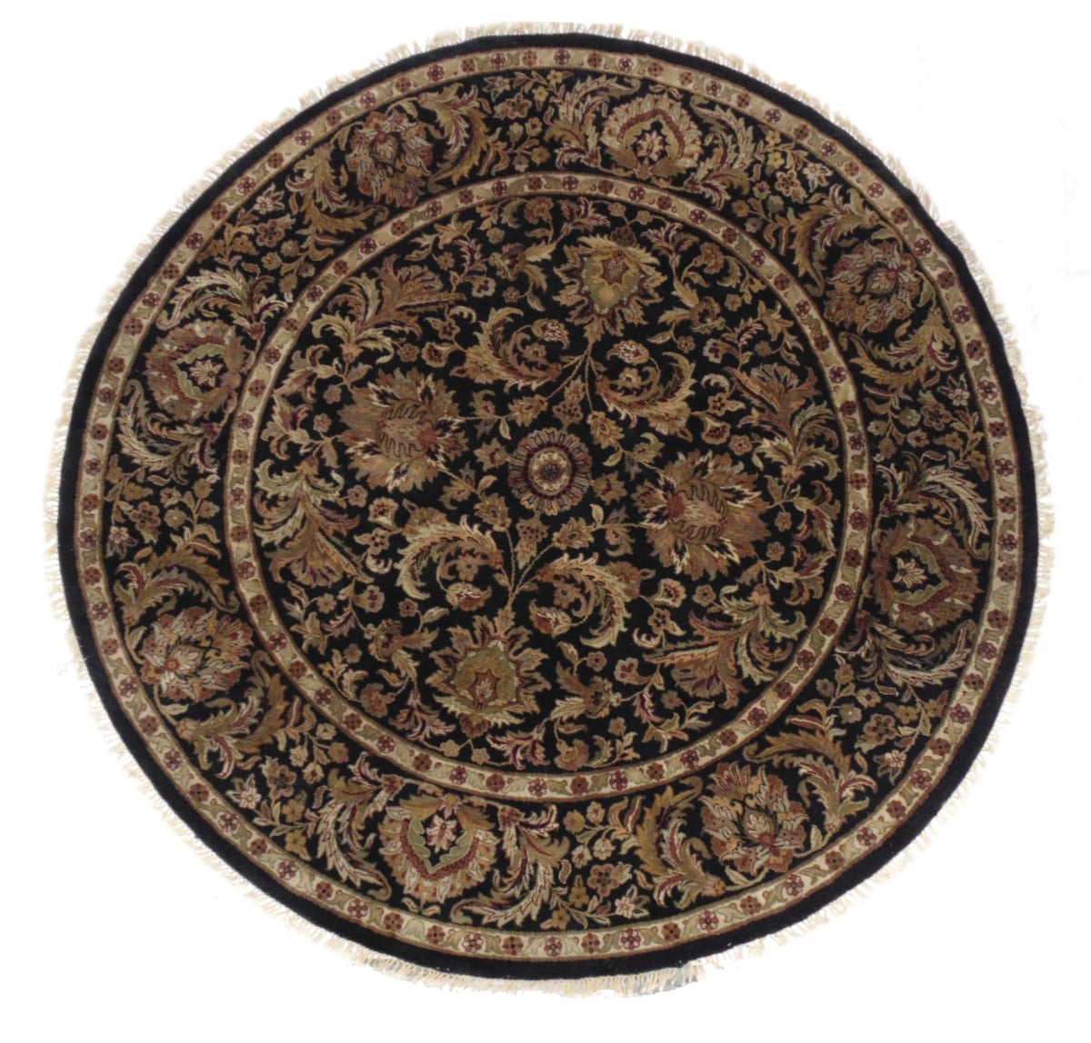S-J2025-BL-99 8 ft. 9 in. x 9 ft. 9 in. Sonnet Rectangle Area Rug - Black