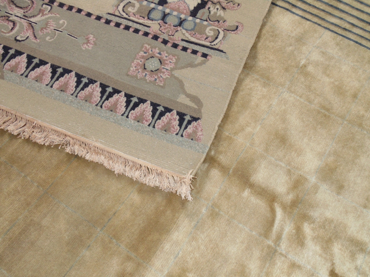 S-K102-GO-912 8 ft. 6 in. x 11 ft. 4 in. Sonnet Rectangle Area Rug - Gold