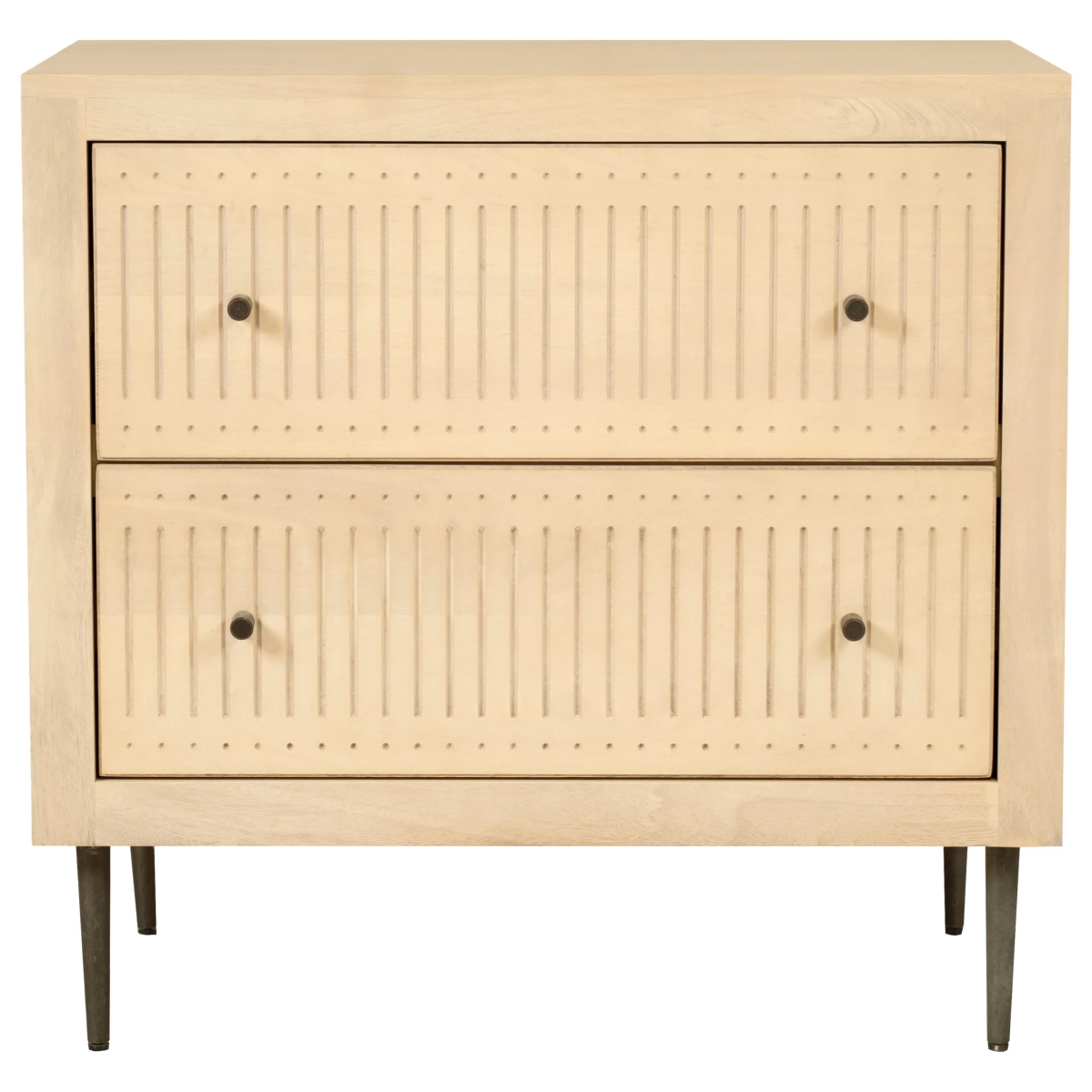 75314001 Sampson 2-Drawer Nightstand - Aged Natural