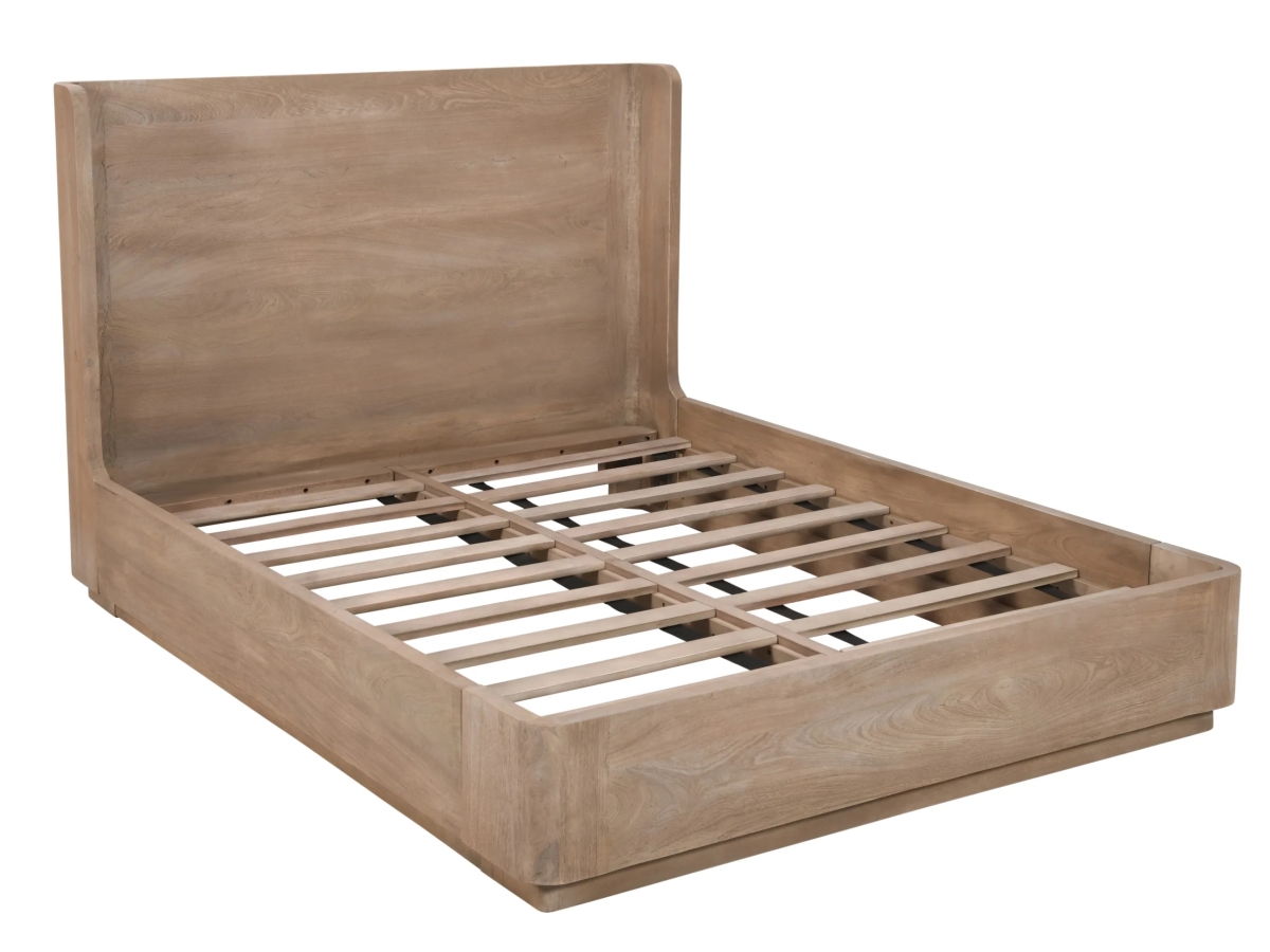 95213001 Argyle Bed Reclaimed Wood - Queen Size - Light Ash Ivory