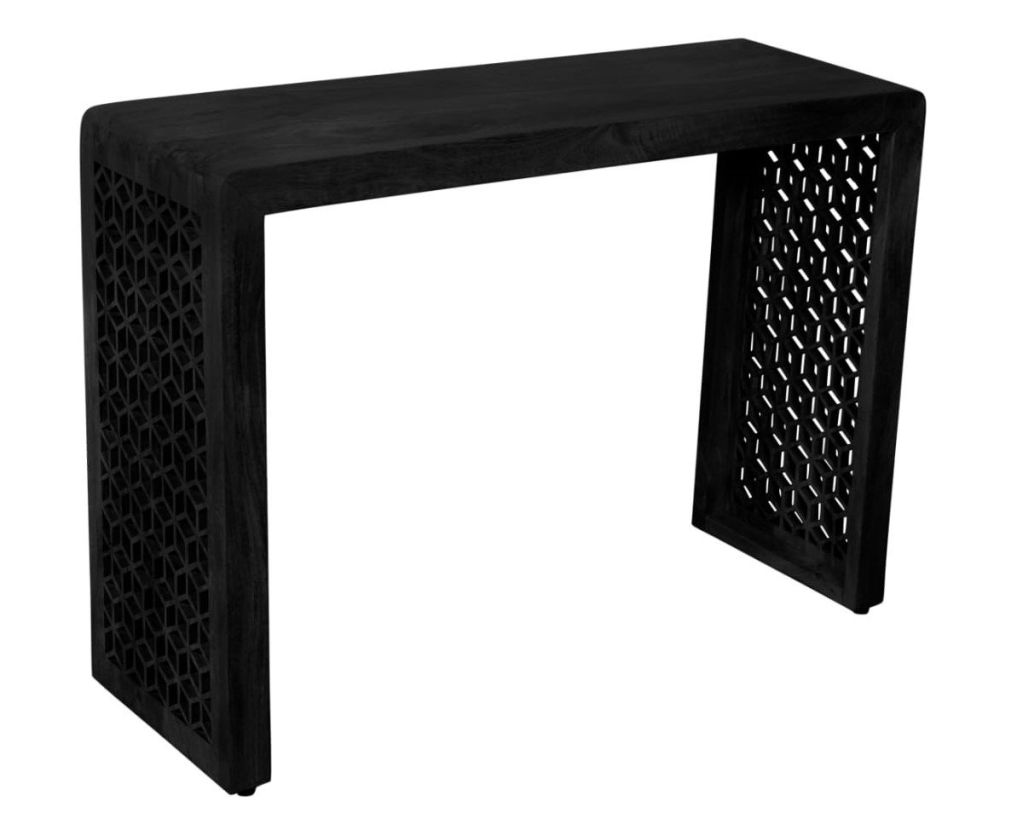 43005004 30 x 54 x 14 in. Tazmyn Console Table, Charcoal