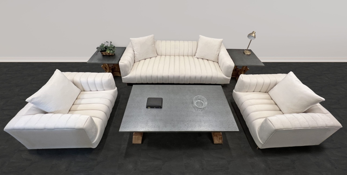 Bailey-Living-Room-Set-1 Living Room Set with Coffee Table, 2 End Tables, Rutl & Sofa & 2 Armchairs - 6 Piece