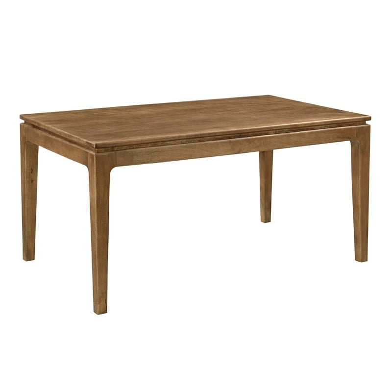 77702032 Cassandra Small Rectangular Dining Table in Spice Tan