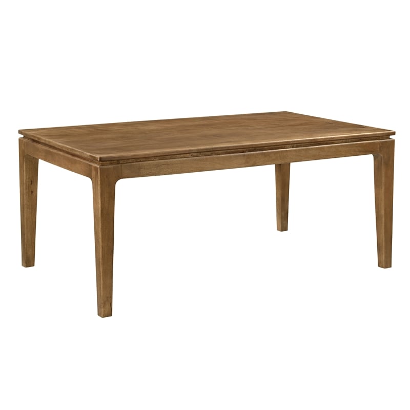 77702035 Cassandra Large Rectangular Dining Table in Spice Tan