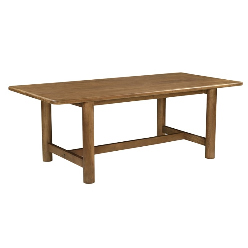 77702038 Augustus Rectangular Dining Table in Spice Tan