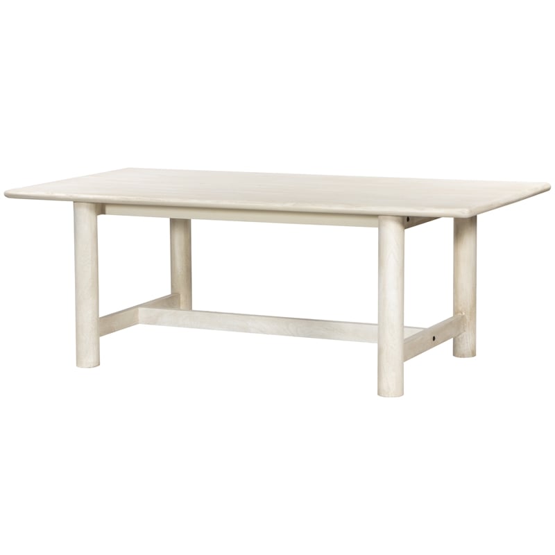 77702039 Augustus Rectangular Dining Table in Stone Natural