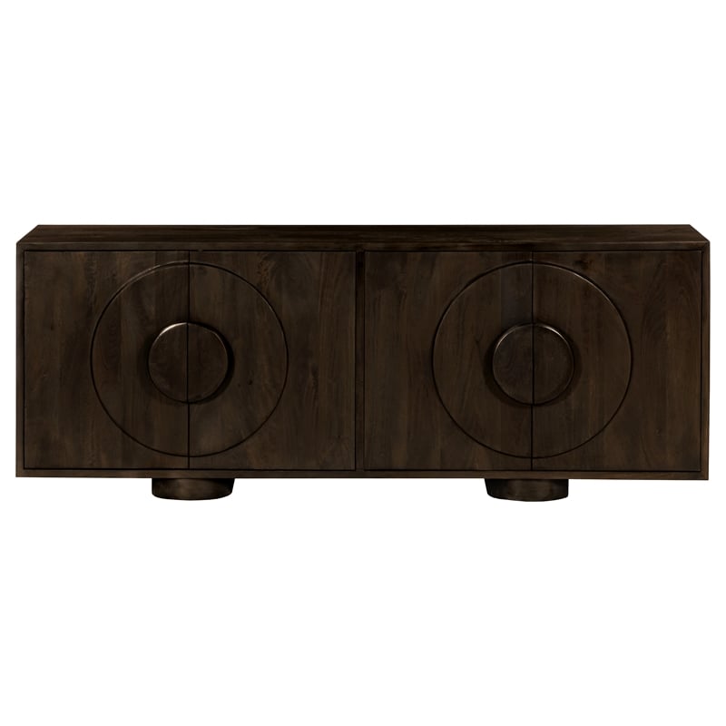 77709027 Augustus 4-Door Sideboard in Barista Brown